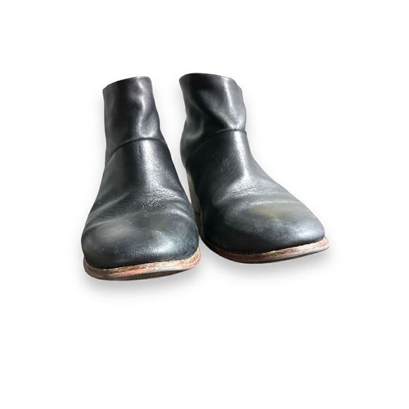 TOMS sz 10 Womens Carpe Diem Leila Leather Block Heel Souch Boots Chic Fall Edgy - Picture 3 of 7